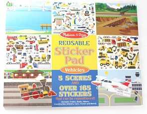 Набор со стикерами и фоном "Транспорт" (Melissa & Doug, 4199_md)